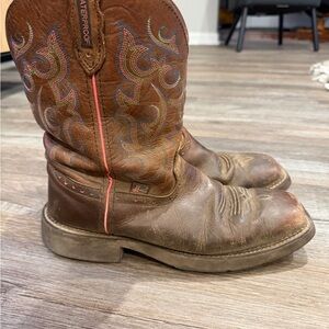 Justin Boots Brown Leather Men's Boots